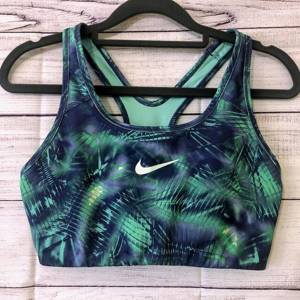 Graphic Green and Blue Nike Dri-FIT Swoosh Sports